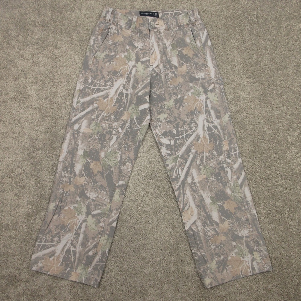 Abercrombie & Fitch Jeans Mens 29x30 Camouflage Baggy Wide Leg Denim Pants